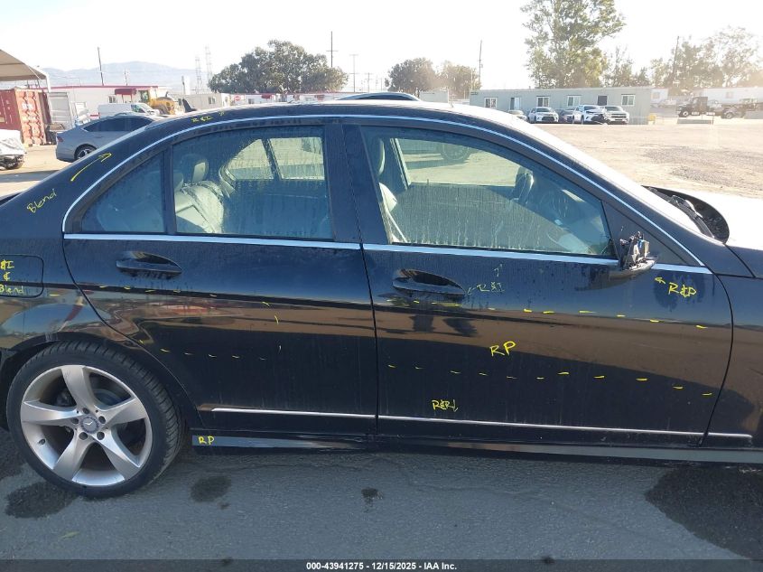 2014 Mercedes-Benz C 250 Sport VIN: WDDGF4HB0EA966592 Lot: 43941275