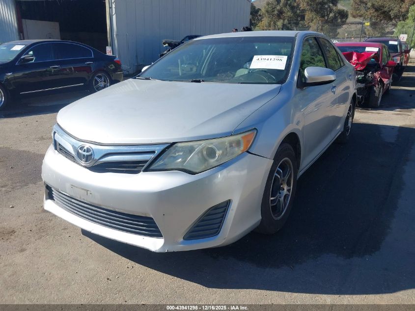 2012 Toyota Camry Le VIN: 4T4BF1FK4CR262382 Lot: 43941298