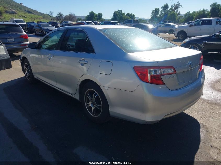 2012 Toyota Camry Le VIN: 4T4BF1FK4CR262382 Lot: 43941298