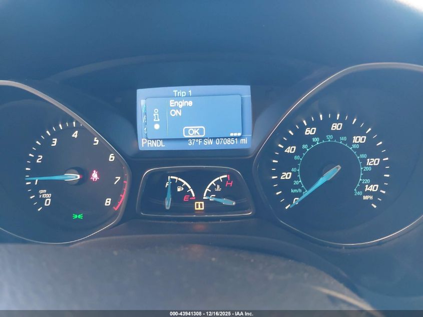 2013 Ford Focus Se VIN: 1FADP3F20DL323370 Lot: 43941308