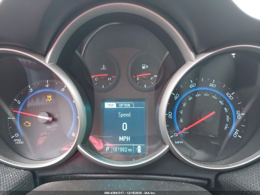 2016 Chevrolet Cruze Limited 1Lt Auto VIN: 1G1PE5SB3G7103399 Lot: 43941317