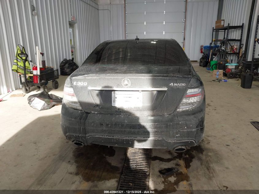 2012 Mercedes-Benz C 300 Sport 4Matic VIN: WDDGF8BB6CF873463 Lot: 43941321