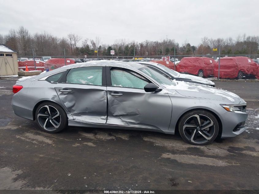 2022 Honda Accord Sport VIN: 1HGCV1F39NA036374 Lot: 43941352