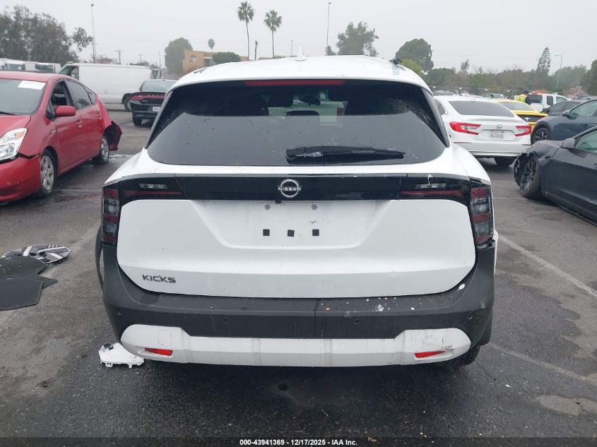 2025 Nissan Kicks Sv Fwd VIN: 3N8AP6CAXSL394205 Lot: 43941369