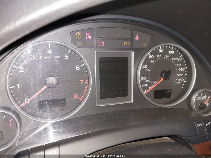 2007 Audi A4 3.2 VIN: WAUDH78E07A133118 Lot: 43941371