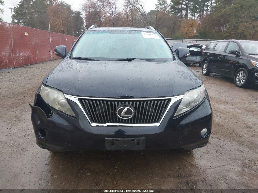 2010 Lexus Rx 350 VIN: 2T2BK1BA1AC043845 Lot: 43941374