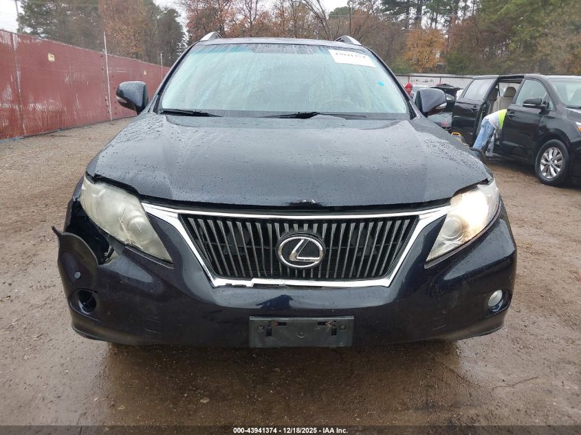 2010 Lexus Rx 350 VIN: 2T2BK1BA1AC043845 Lot: 43941374