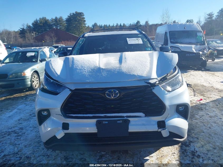 2024 Toyota Highlander Hybrid Xle Nightshade VIN: 5TDKBRCH9RS642736 Lot: 43941384