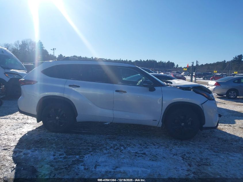 2024 Toyota Highlander Hybrid Xle Nightshade VIN: 5TDKBRCH9RS642736 Lot: 43941384