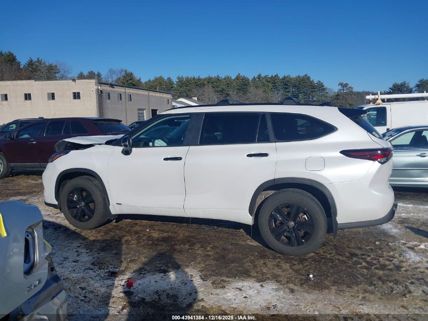 2024 Toyota Highlander Hybrid Xle Nightshade VIN: 5TDKBRCH9RS642736 Lot: 43941384