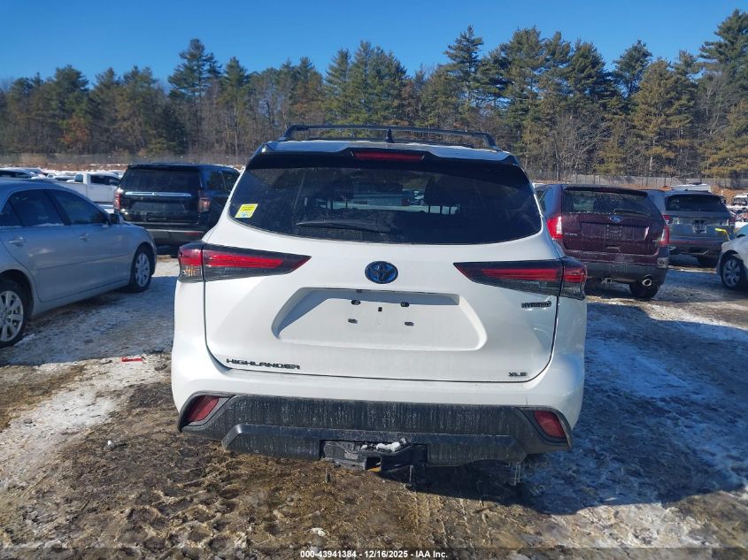 2024 Toyota Highlander Hybrid Xle Nightshade VIN: 5TDKBRCH9RS642736 Lot: 43941384