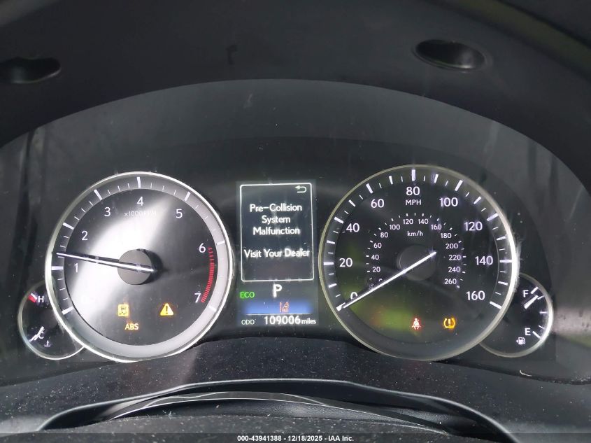 2018 Lexus Es 350 VIN: 58ABK1GG4JU094359 Lot: 43941388