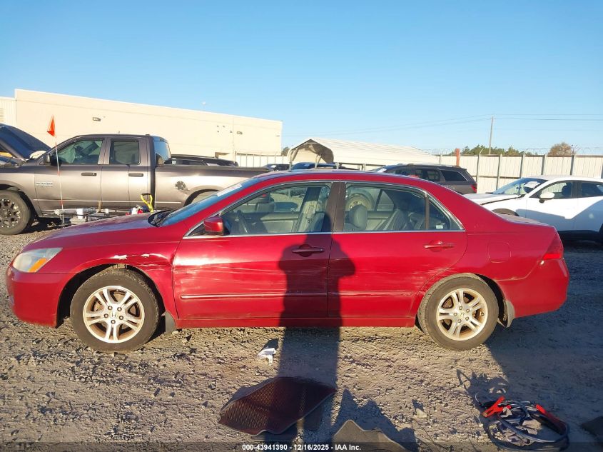 2007 Honda Accord 2.4 Ex VIN: 1HGCM568X7A188608 Lot: 43941390