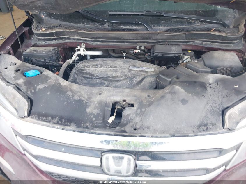 2016 Honda Pilot Elite VIN: 5FNYF6H09GB098465 Lot: 43941394