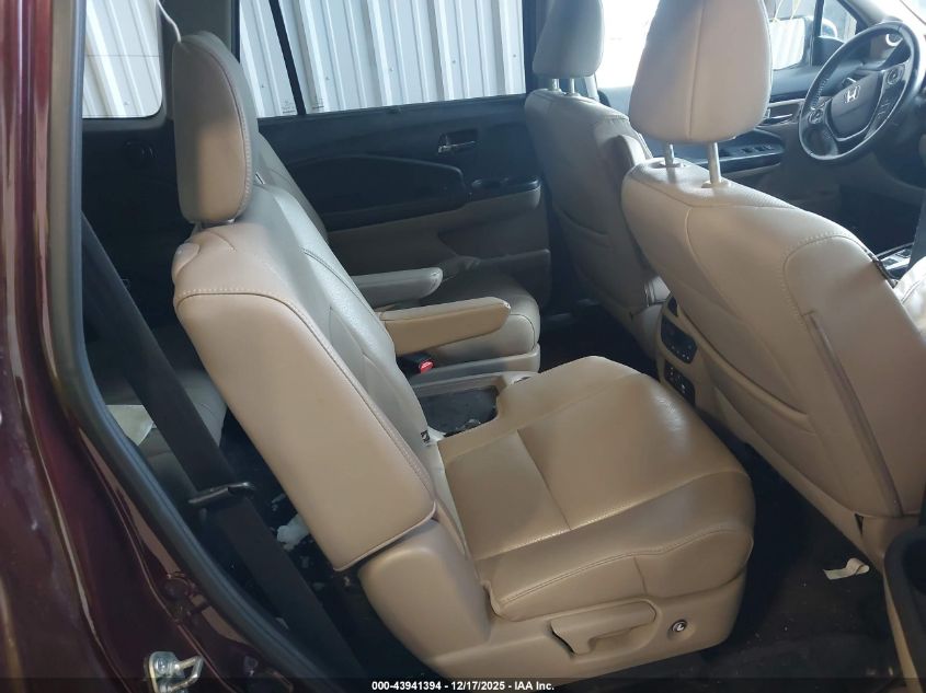 2016 Honda Pilot Elite VIN: 5FNYF6H09GB098465 Lot: 43941394