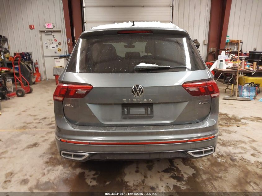 2022 Volkswagen Tiguan 2.0T Sel R-Line VIN: 3VV4B7AX3NM145247 Lot: 43941397