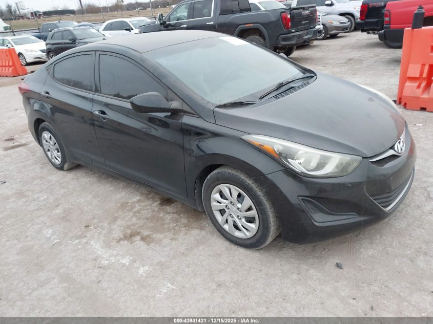 2016 Hyundai Elantra Se VIN: 5NPDH4AE7GH698938 Lot: 43941421