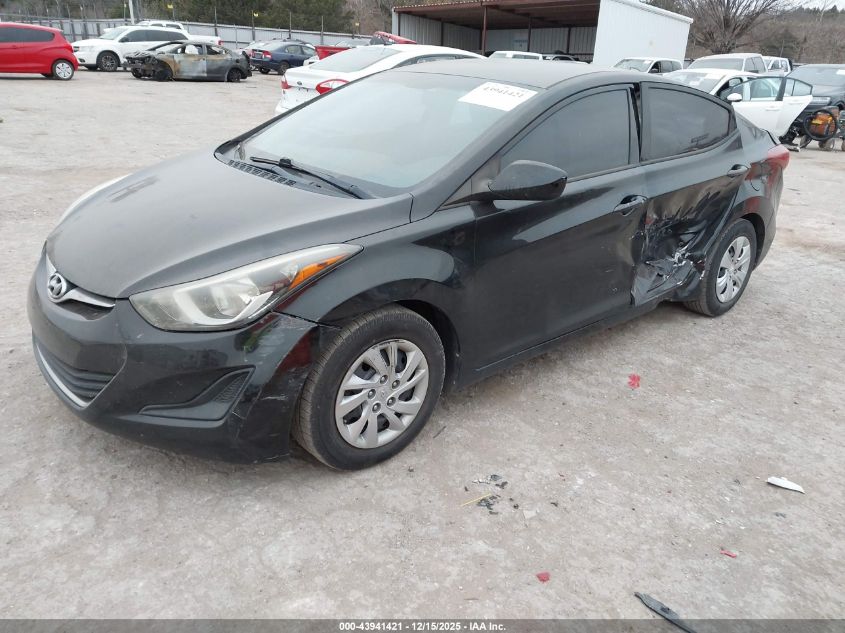 2016 Hyundai Elantra Se VIN: 5NPDH4AE7GH698938 Lot: 43941421