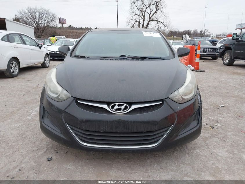 2016 Hyundai Elantra Se VIN: 5NPDH4AE7GH698938 Lot: 43941421