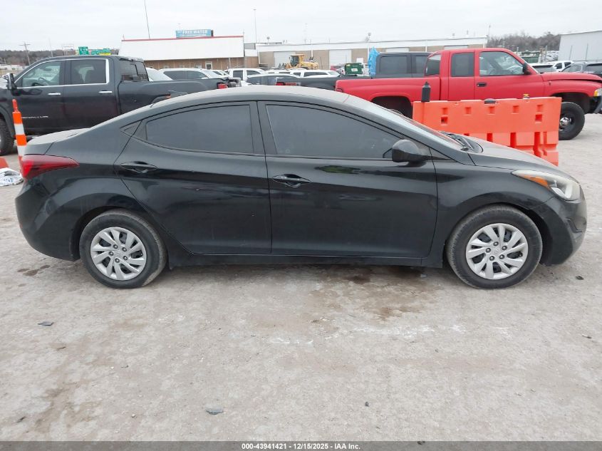 2016 Hyundai Elantra Se VIN: 5NPDH4AE7GH698938 Lot: 43941421