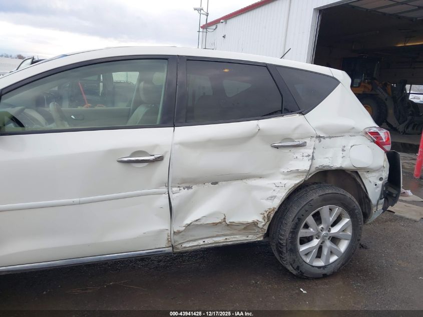 2011 Nissan Murano S VIN: JN8AZ1MU4BW069100 Lot: 43941428