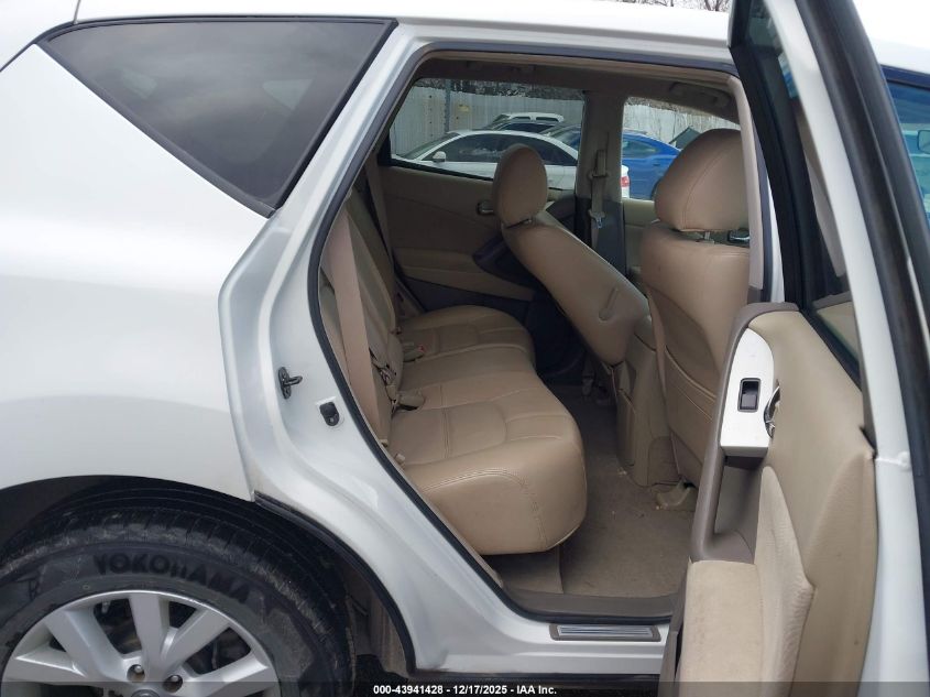 2011 Nissan Murano S VIN: JN8AZ1MU4BW069100 Lot: 43941428