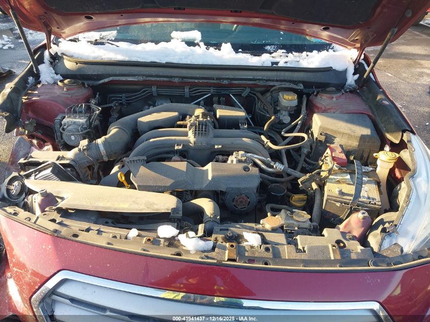 2016 Subaru Outback 2.5I Limited VIN: 4S4BSANC9G3313743 Lot: 43941437