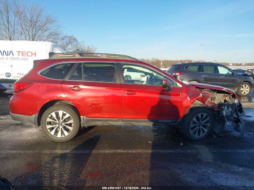 2016 Subaru Outback 2.5I Limited VIN: 4S4BSANC9G3313743 Lot: 43941437