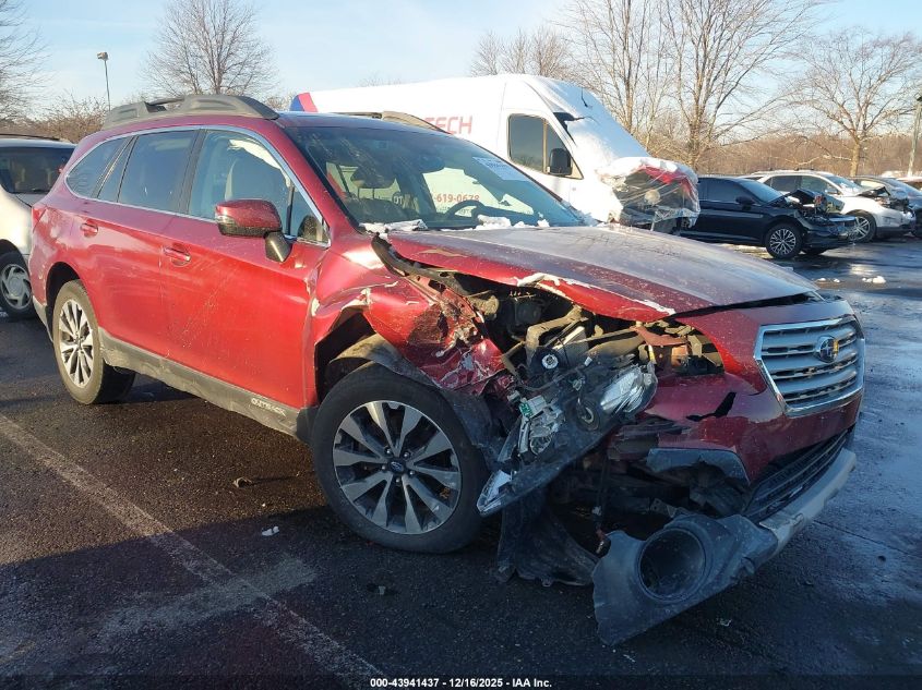 2016 Subaru Outback 2.5I Limited VIN: 4S4BSANC9G3313743 Lot: 43941437