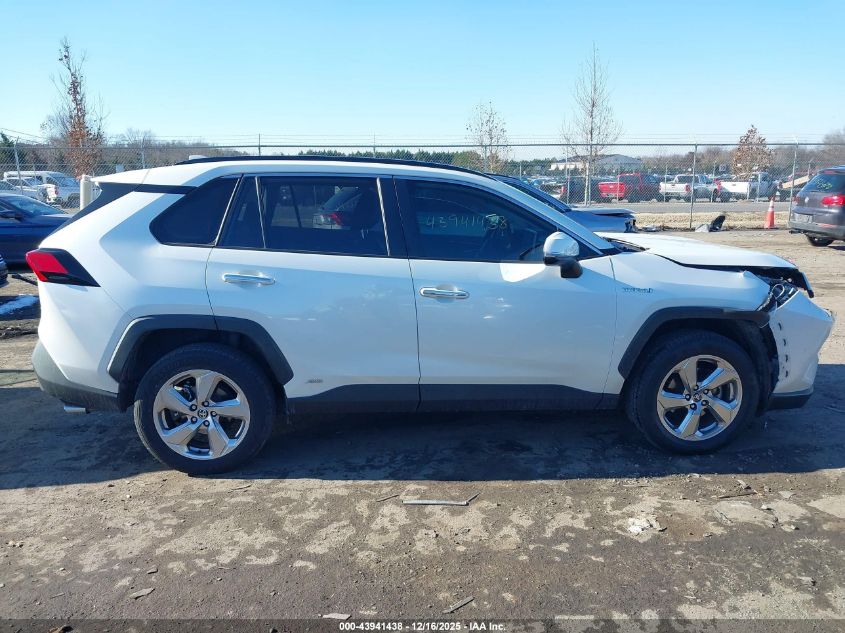 2020 Toyota Rav4 Hybrid Limited VIN: JTMDWRFV5LD539220 Lot: 43941438