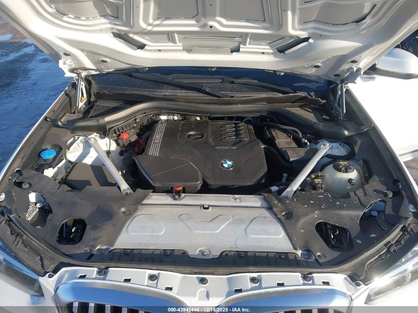 2022 BMW X3 xDrive30I VIN: 5UX53DP06N9H43602 Lot: 43941444