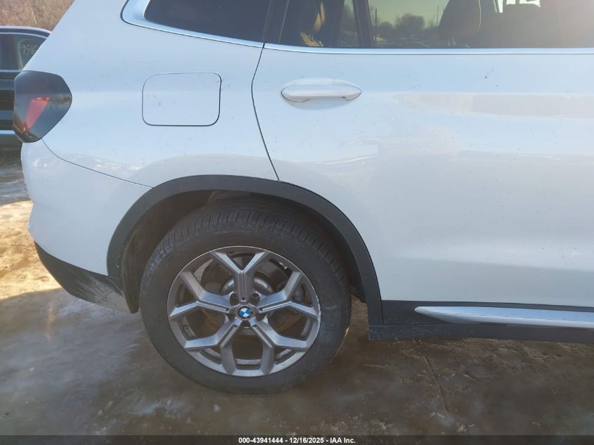 2022 BMW X3 xDrive30I VIN: 5UX53DP06N9H43602 Lot: 43941444