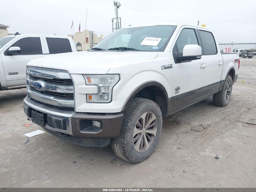 2015 Ford F-150 King Ranch VIN: 1FTEW1EG2FFA10003 Lot: 43941454