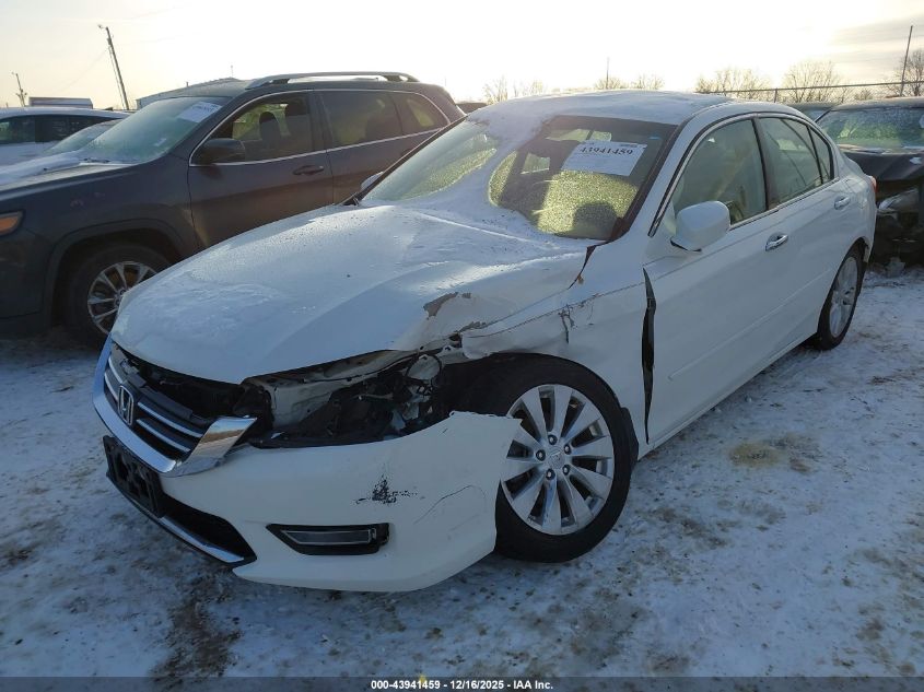 2013 Honda Accord Ex-L V-6 VIN: 1HGCR3F86DA001009 Lot: 43941459
