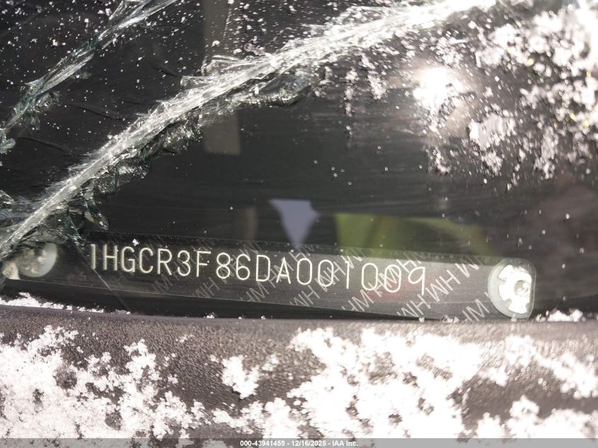 2013 Honda Accord Ex-L V-6 VIN: 1HGCR3F86DA001009 Lot: 43941459