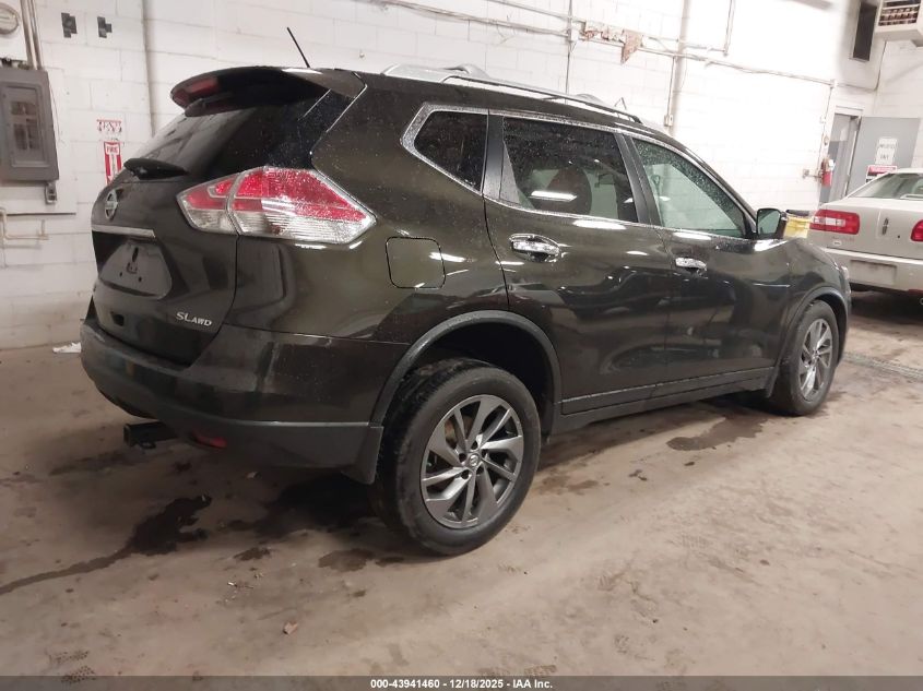 2016 Nissan Rogue Sl VIN: 5N1AT2MV3GC735556 Lot: 43941460