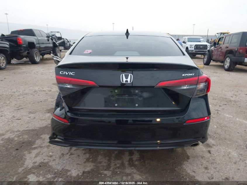 2022 Honda Civic Sport VIN: 2HGFE2F55NH608921 Lot: 43941484