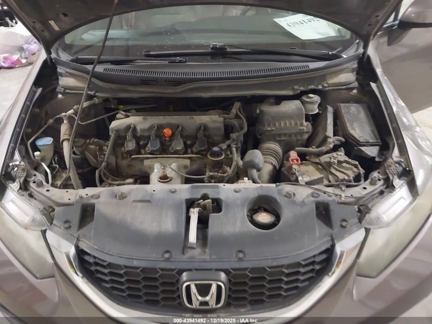 2013 Honda Civic Lx VIN: 19XFB2F59DE024328 Lot: 43941492