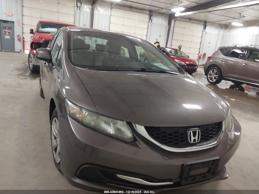 2013 Honda Civic Lx VIN: 19XFB2F59DE024328 Lot: 43941492