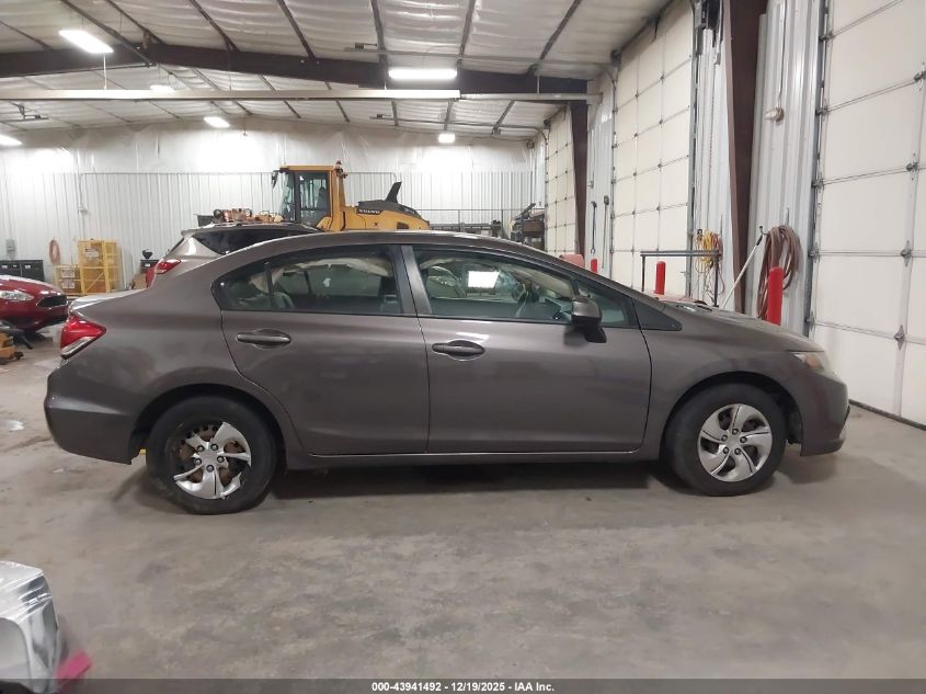 2013 Honda Civic Lx VIN: 19XFB2F59DE024328 Lot: 43941492