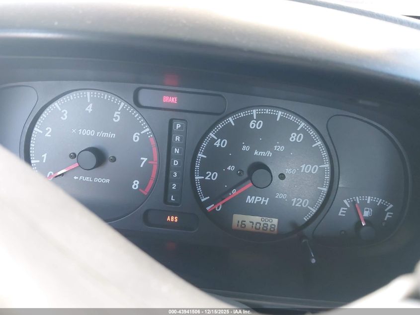 2000 Honda Passport Ex/Lx VIN: 4S6CK58W6Y4401055 Lot: 43941506