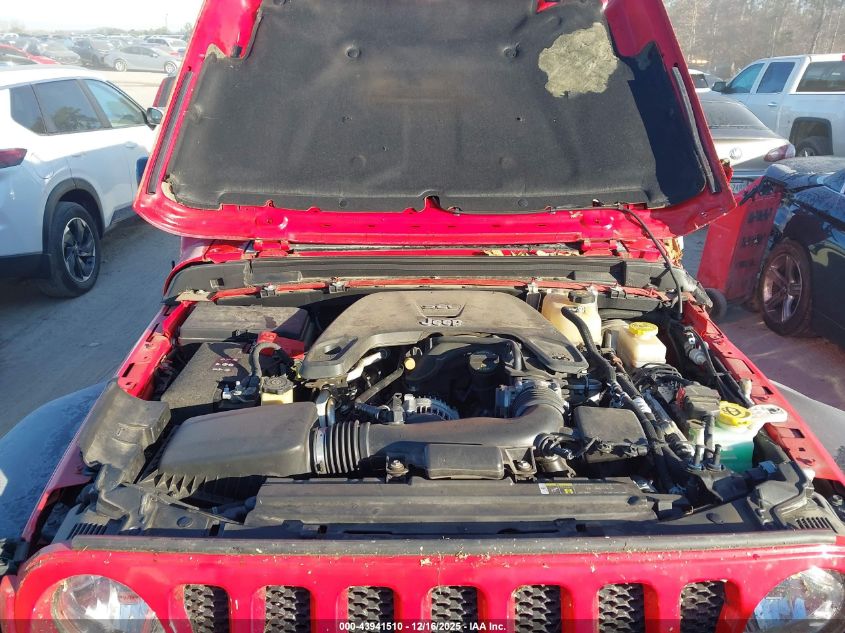 2018 Jeep Wrangler Unlimited Sport 4X4 VIN: 1C4HJXDG5JW166206 Lot: 43941510