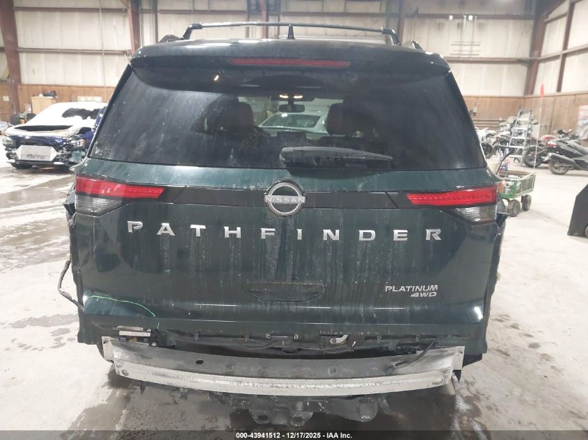 2022 Nissan Pathfinder Platinum 4Wd VIN: 5N1DR3DKXNC259696 Lot: 43941512