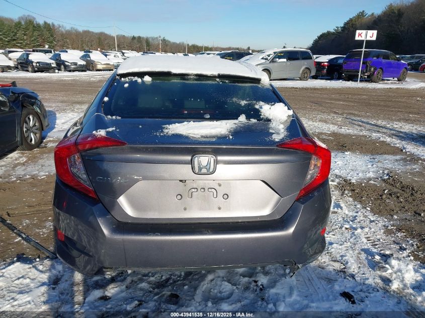 2017 Honda Civic Lx VIN: 19XFC2F55HE082536 Lot: 43941535