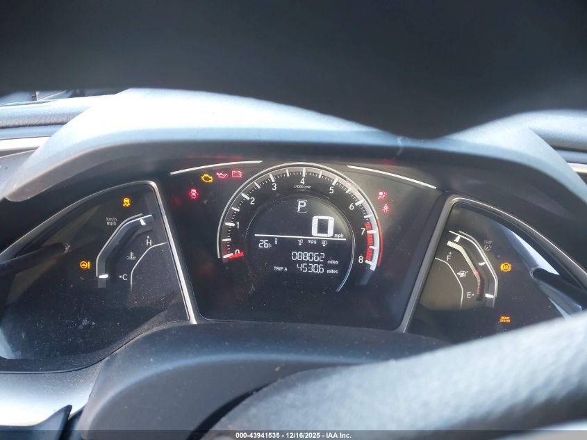 2017 Honda Civic Lx VIN: 19XFC2F55HE082536 Lot: 43941535