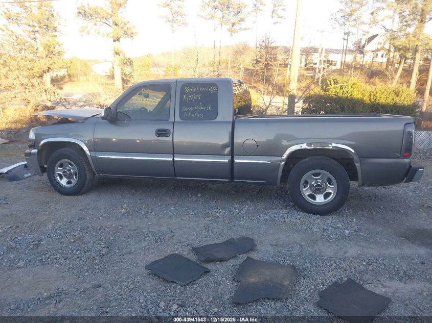1999 GMC Sierra 1500 Sle VIN: 2GTEC19T2X1528878 Lot: 43941543