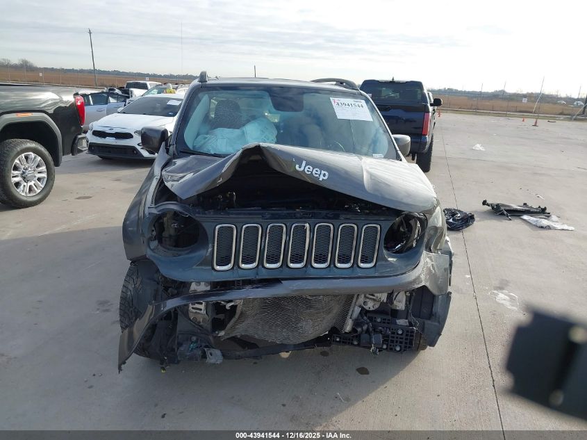 2017 Jeep Renegade Latitude Fwd VIN: ZACCJABB6HPG28696 Lot: 43941544