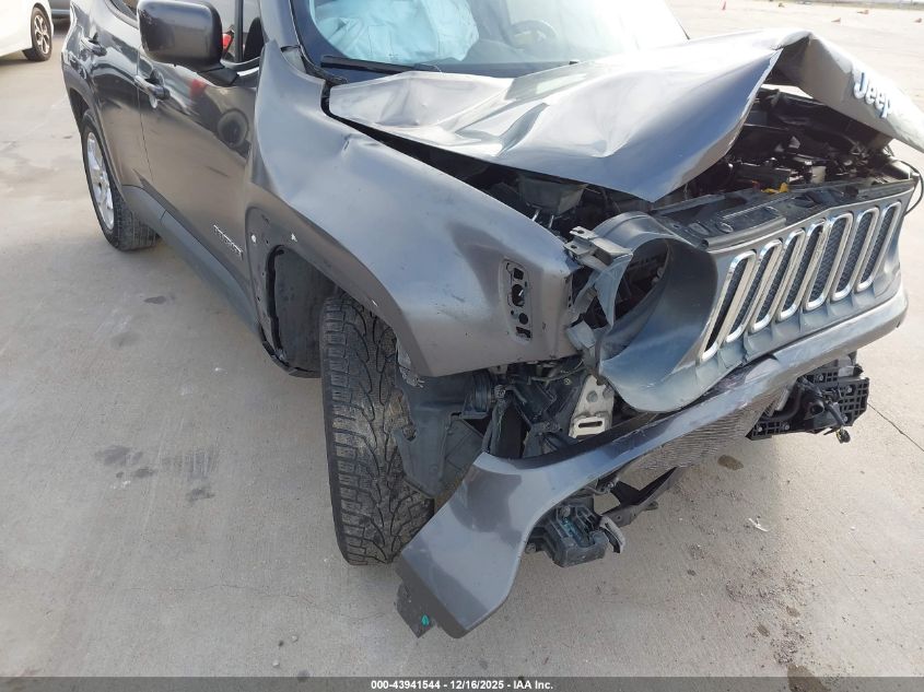 2017 Jeep Renegade Latitude Fwd VIN: ZACCJABB6HPG28696 Lot: 43941544