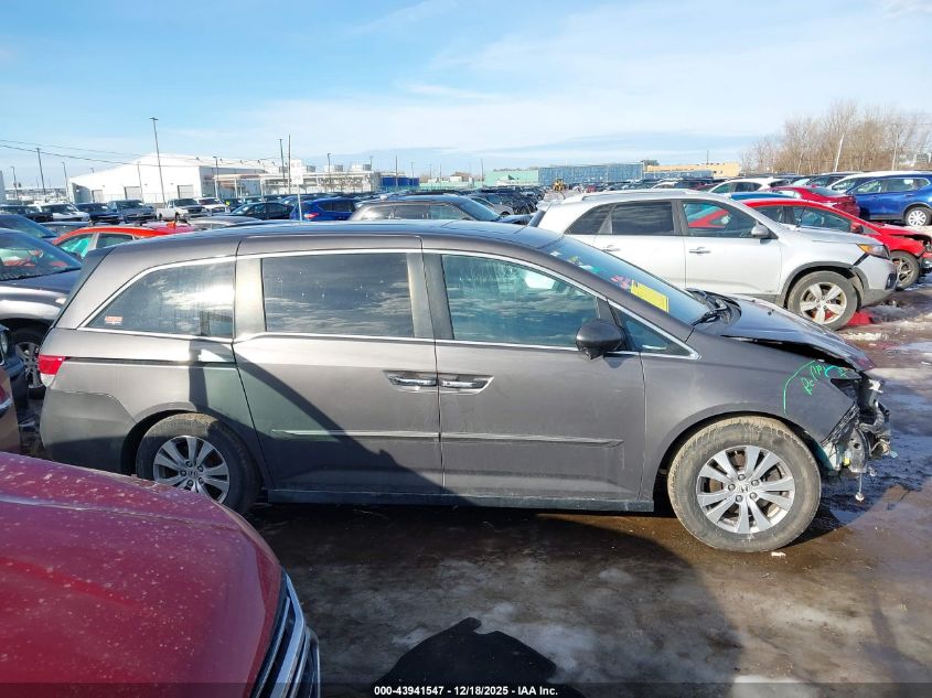 2016 Honda Odyssey Ex-L VIN: 5FNRL5H61GB079601 Lot: 43941547