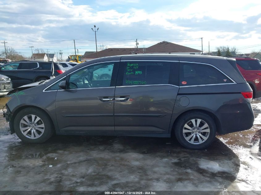 2016 Honda Odyssey Ex-L VIN: 5FNRL5H61GB079601 Lot: 43941547